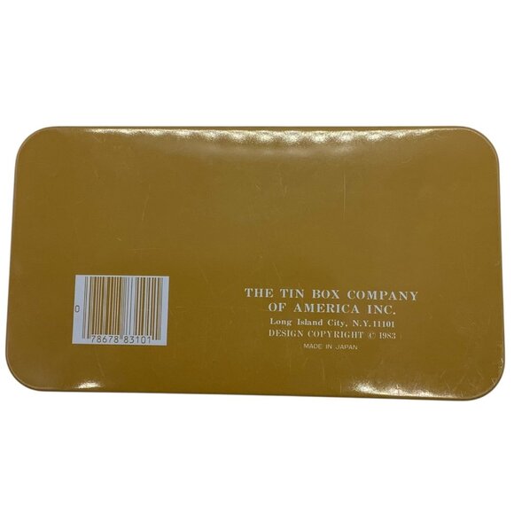 Vintage Farm Scene Collectible Storage Tin The Tin Box Company 1983 7.5"x4" - Picture 2 of 5